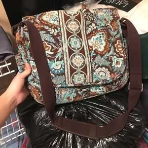 vera bradley messenger bag/backpack